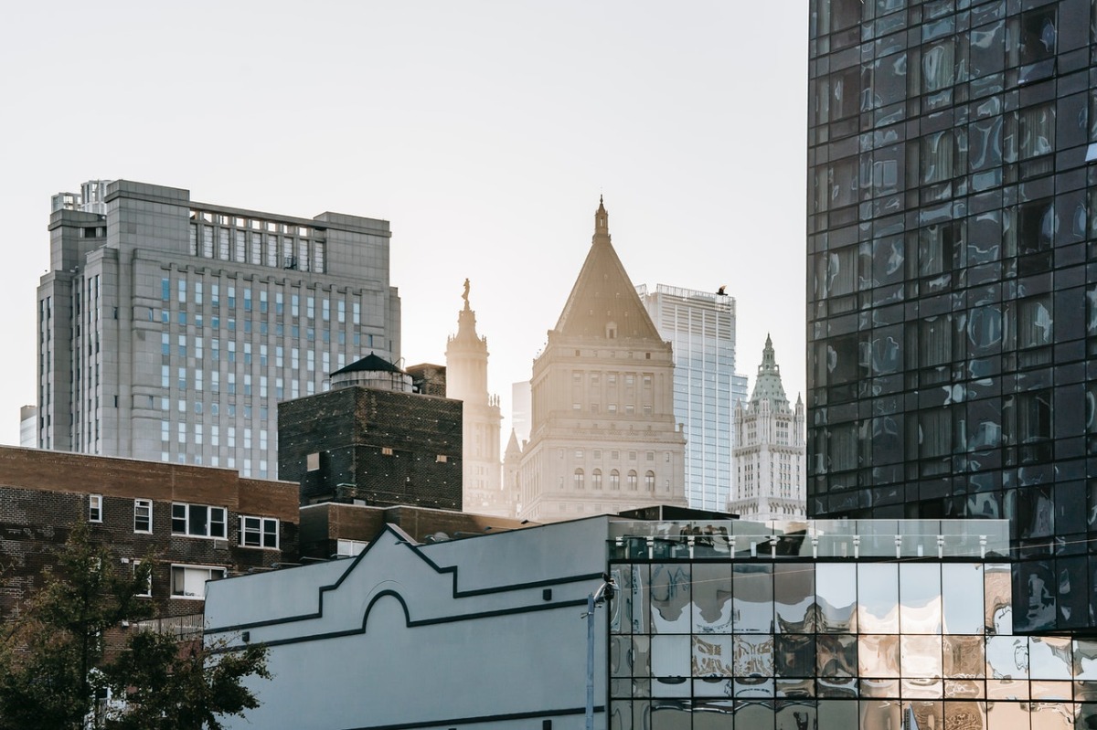 buildings in a city