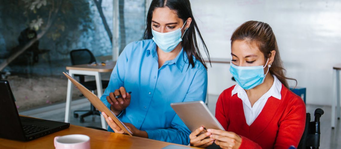 working in the pandemic